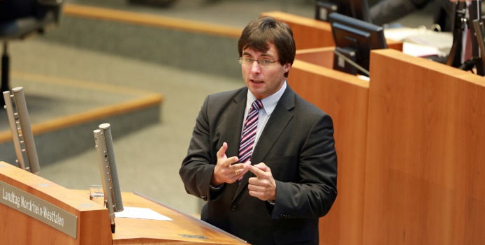 Marcus Optendrenk im Landtag